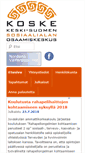 Mobile Screenshot of koskeverkko.fi